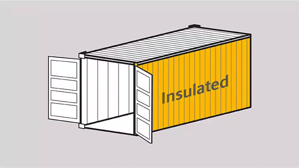 Insulated-ocean-container